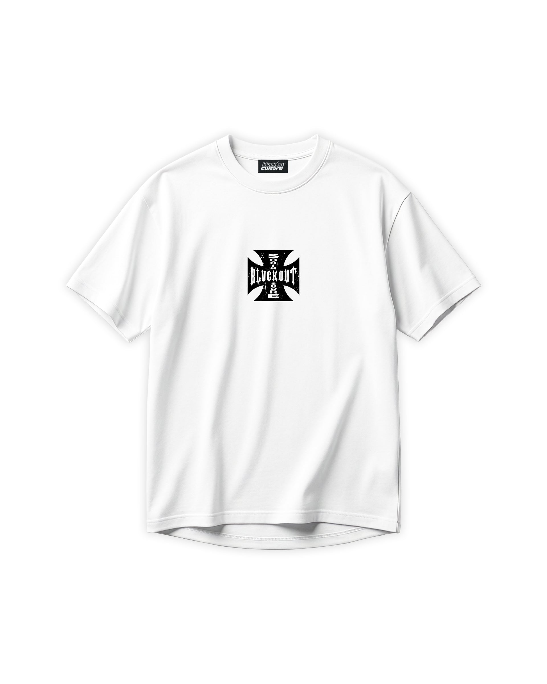 T-Shirt South Shore White – BLVCKOUT CULTURE